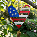 Flag Wind Chime Heart Bell