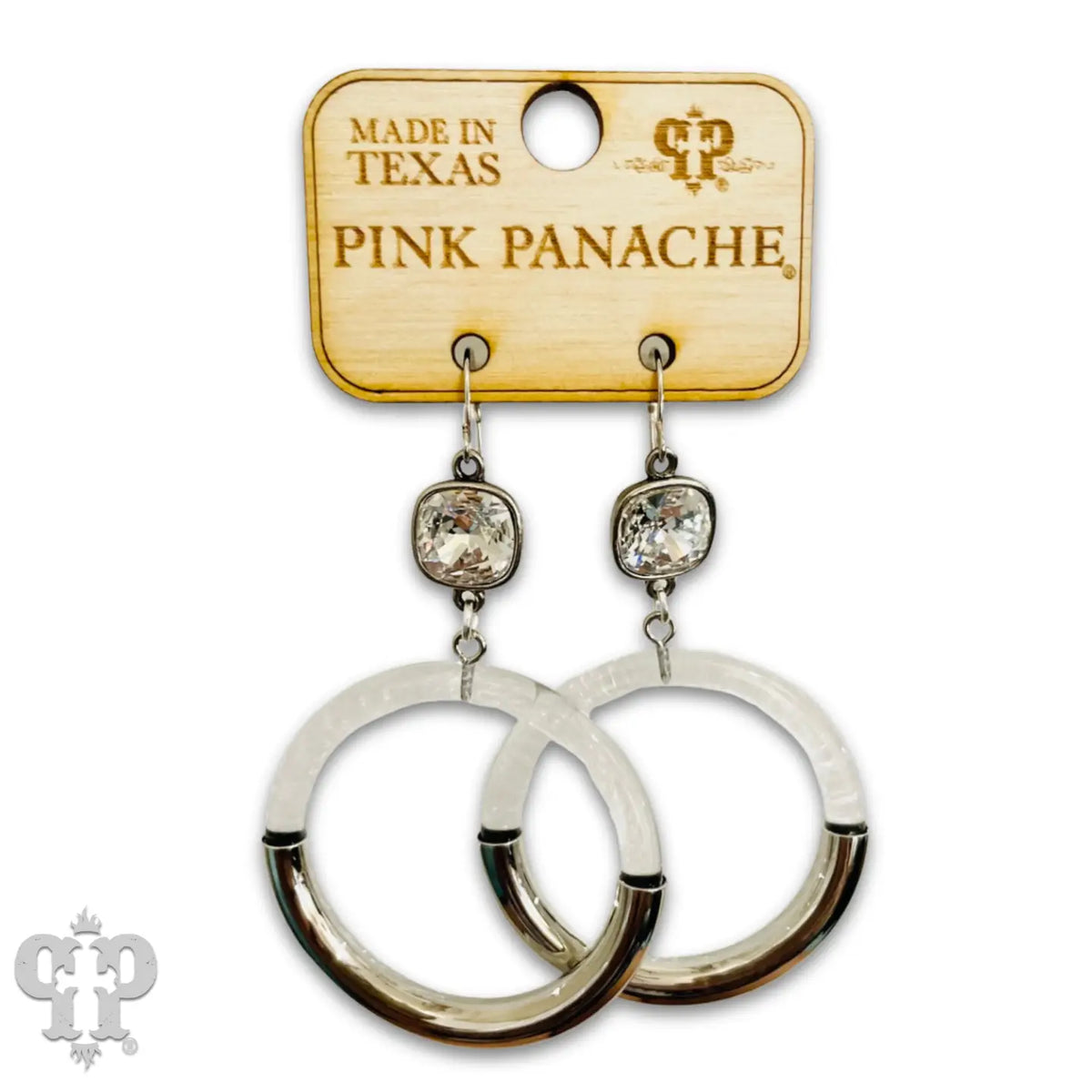 Large Acrylic Circle Earring