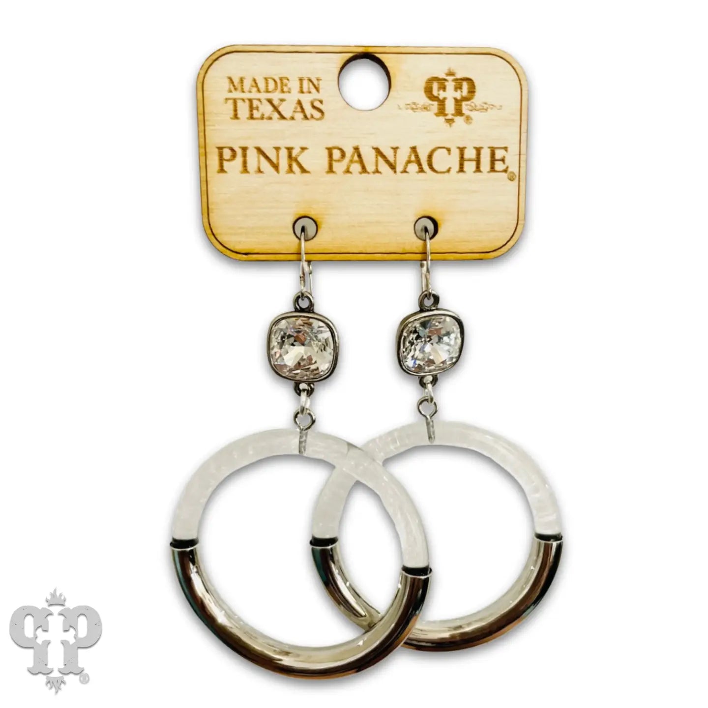 Large Acrylic Circle Earring
