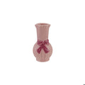 Hand-Painted Ceramic Bow Mini Vase