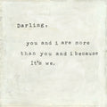 Darling You and I Art Print