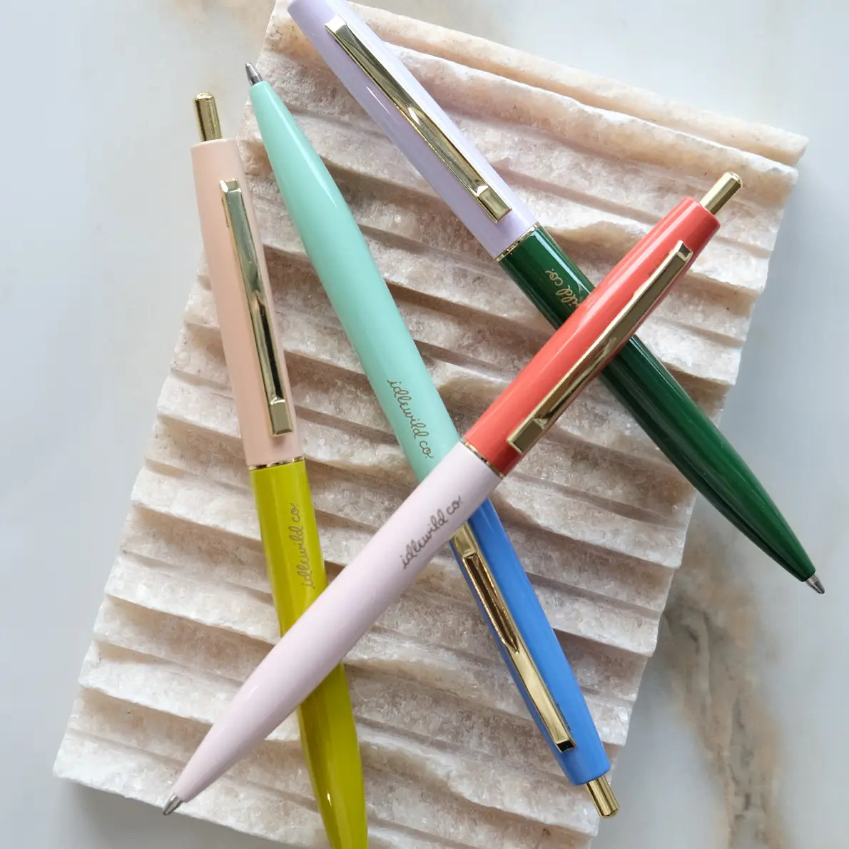 Retro Pen Set of Four | Rainbow