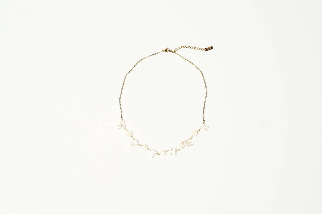 Mother Necklace - Gold + Pearl