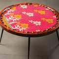Round Kantha Table Cover