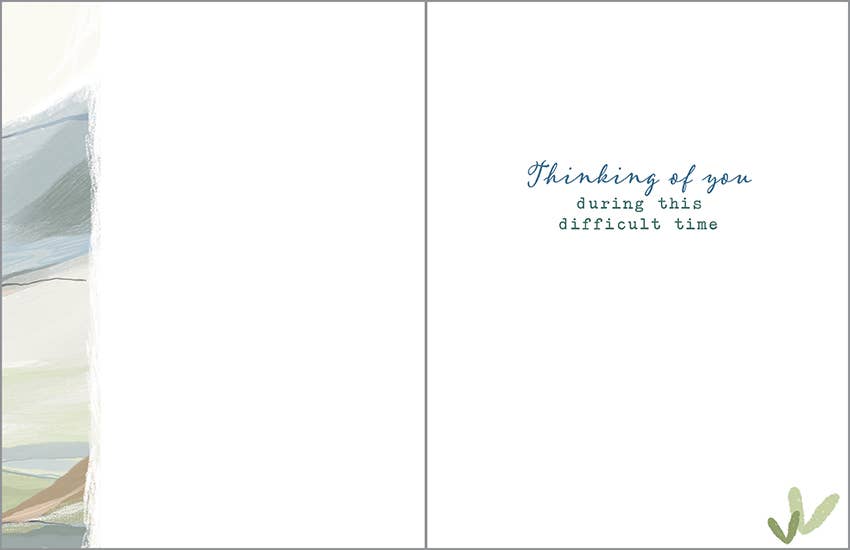 Peaceful Landscape Sympathy Card