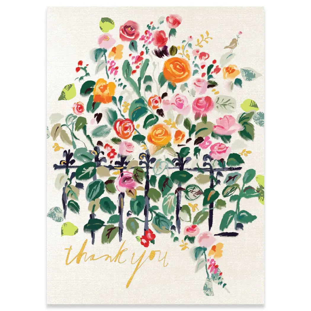 Flowerbox Thank You Card