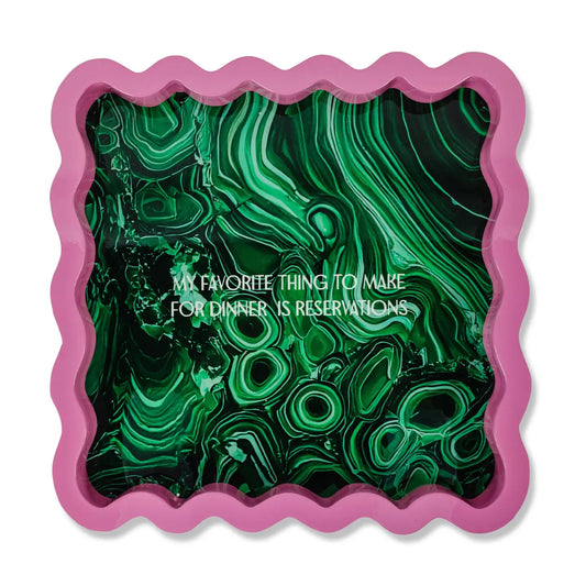 Reservations Large Lacquer Tray