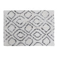 Diamond Pattern Cotton Tufted Rug
