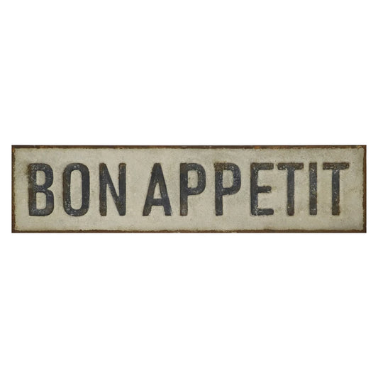 "Bon Appetit" Metal Wall Sign