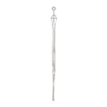 Cotton Macrame Plant Hanger w/ Wood Ring