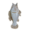 Vintage Reproduction Stoneware Fish Shaped Wall Vase