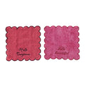 "Hello Gorgeous/Beautiful" Scalloped Terry Wash Cloth