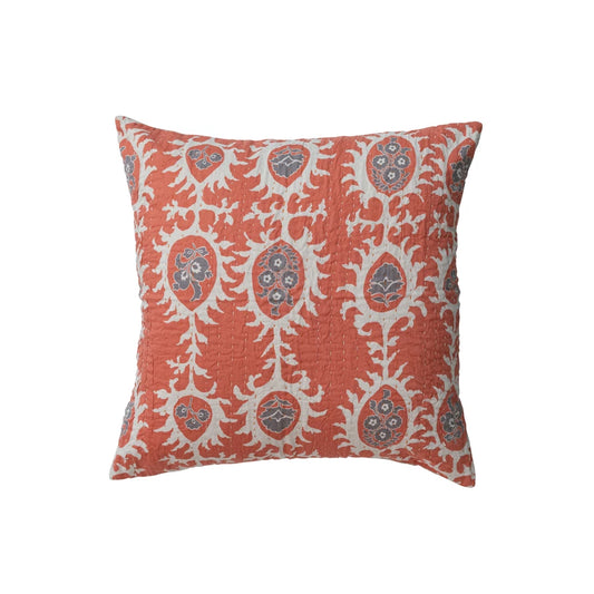 Multicolor Patterned Cotton Voile Pillow