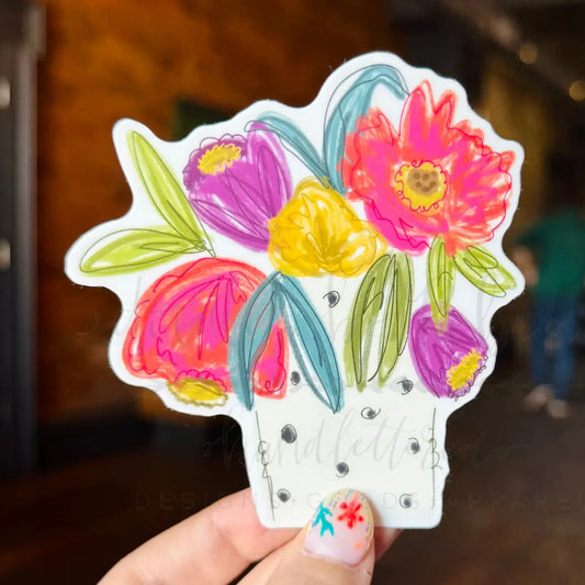 101 Flowers Sticker