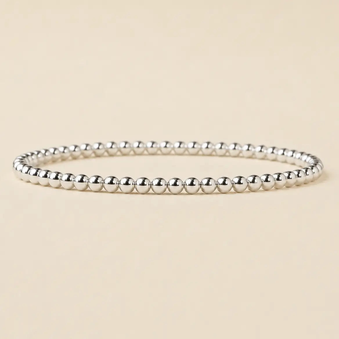 Tarnish Resistant Mixed Metal Beaded Layering Bracelets