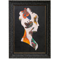 Butterfly Girl Framed Canvas