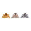 Plush 2-in-1 Peek-A-Boo Snuggle Toy with Satin Trim