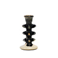 Reactive Glaze Terra-Cotta Taper Holder