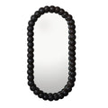 Espresso Wood Ball Mirror
