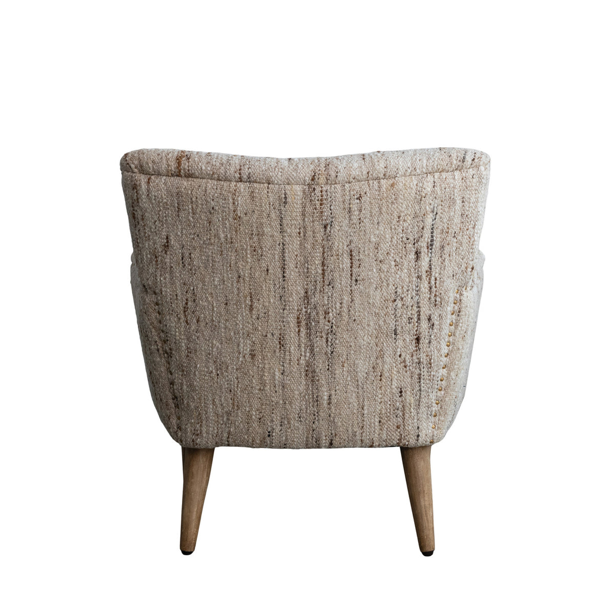 Woven Wool & Cotton Kilim Upholstered Arm Chair