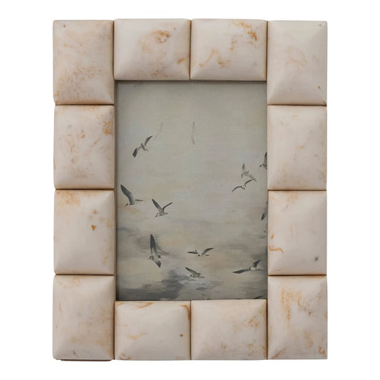 Marbled Resin Tile Photo Frame