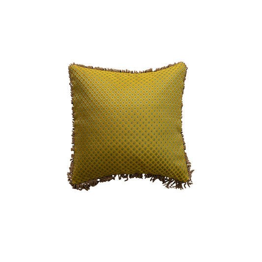 Velvet Square Woven Fabric Jacquard Pillow