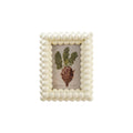Cream Resin Ball Accent Photo Frame