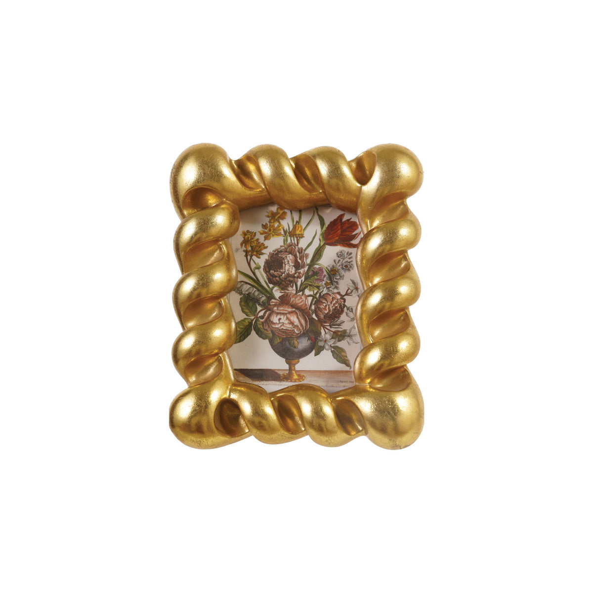 Twisted Gold Resin Photo Frame