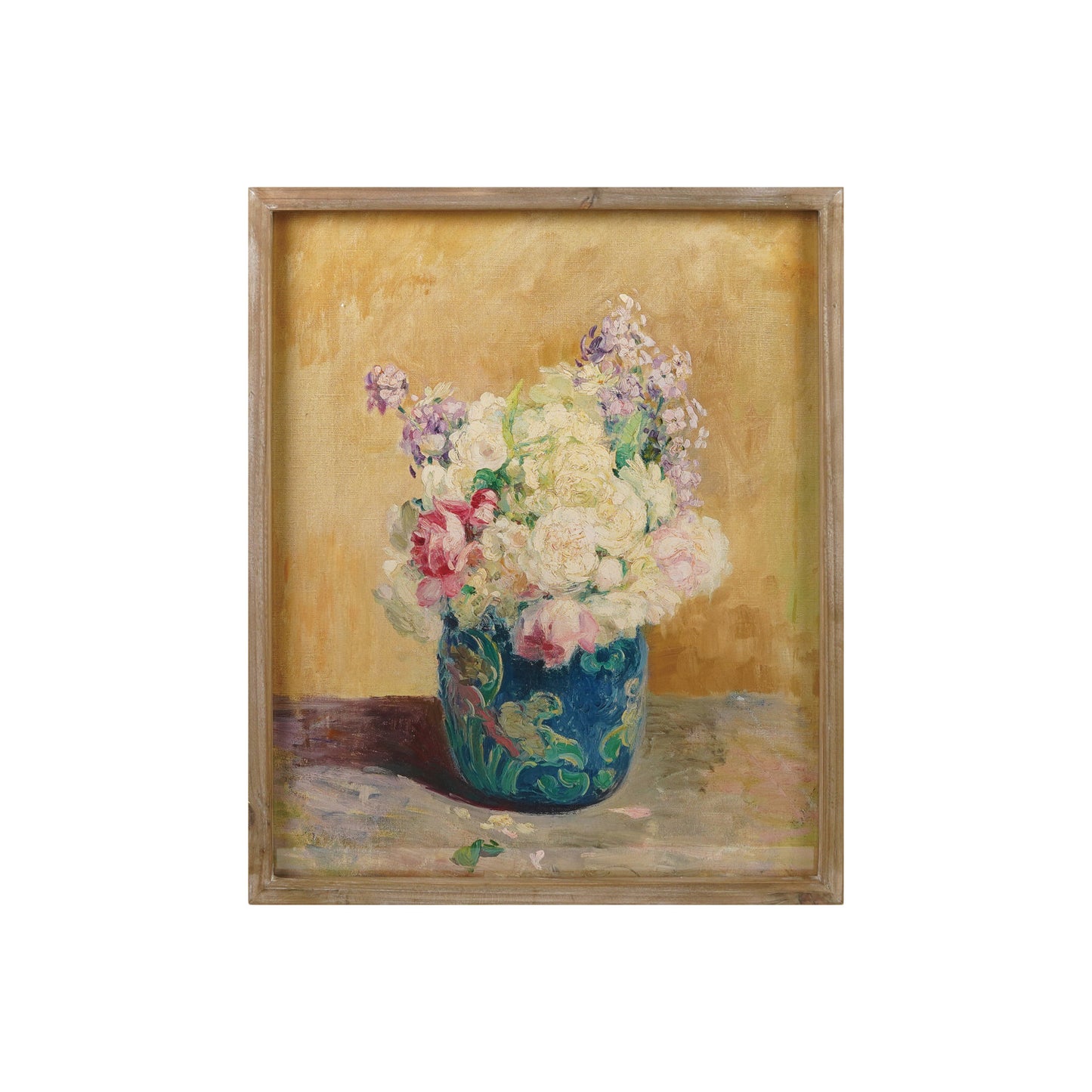 Firwood Framed Floral Glass Wall Art
