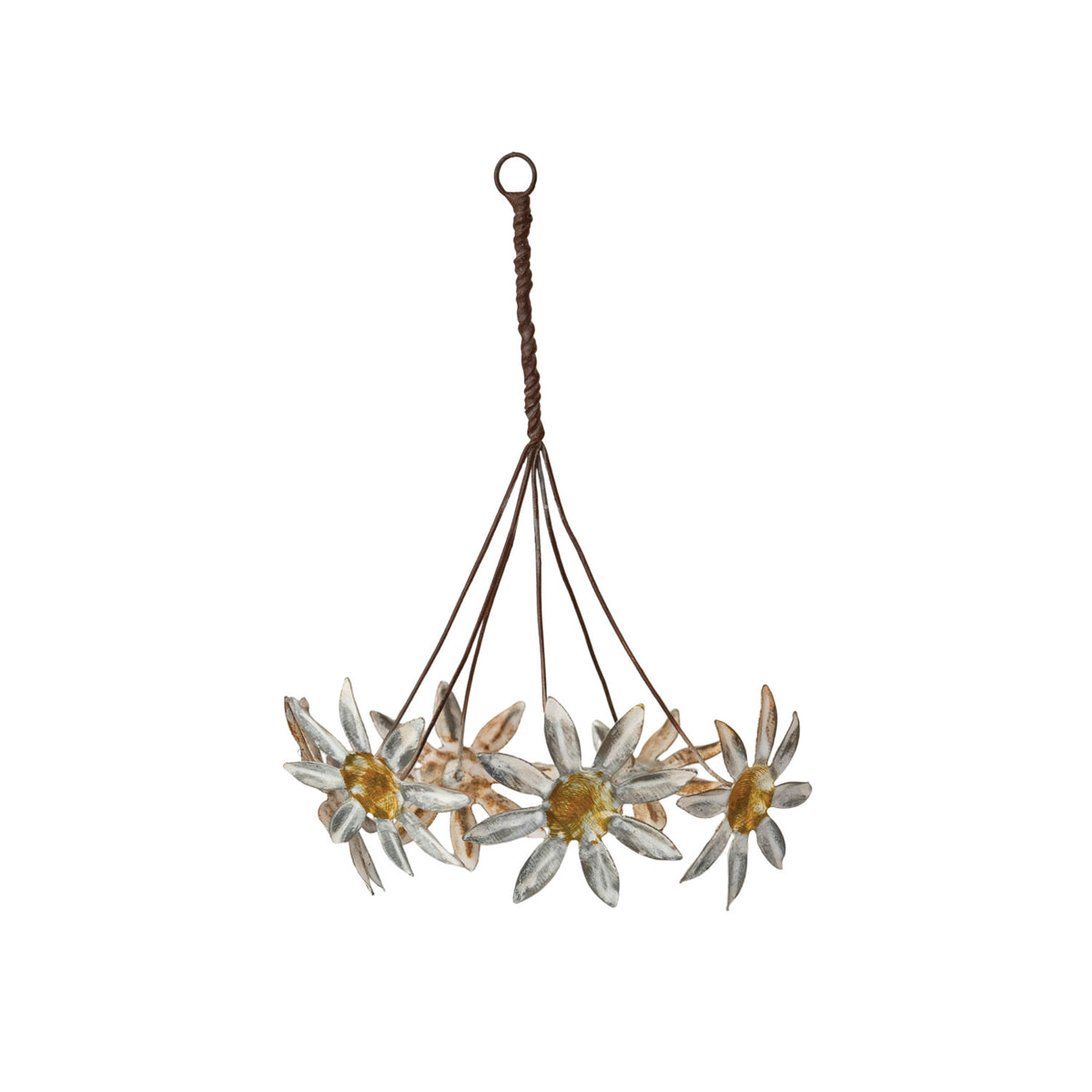 Metal Vintage Reproduction Flower Bunch Ornament
