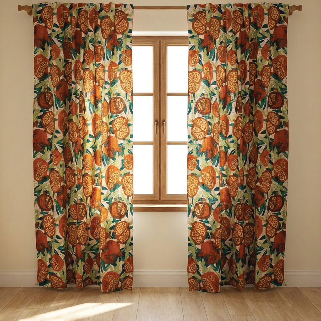 Cotton Slub Curtain Panel Pair