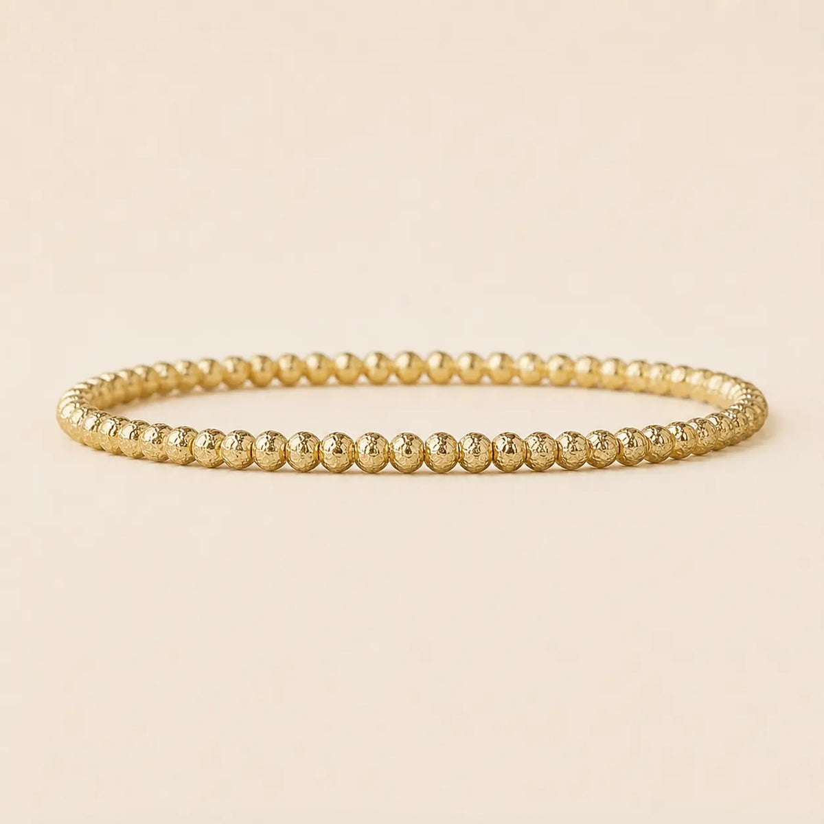 Tarnish Resistant Mixed Metal Beaded Layering Bracelets