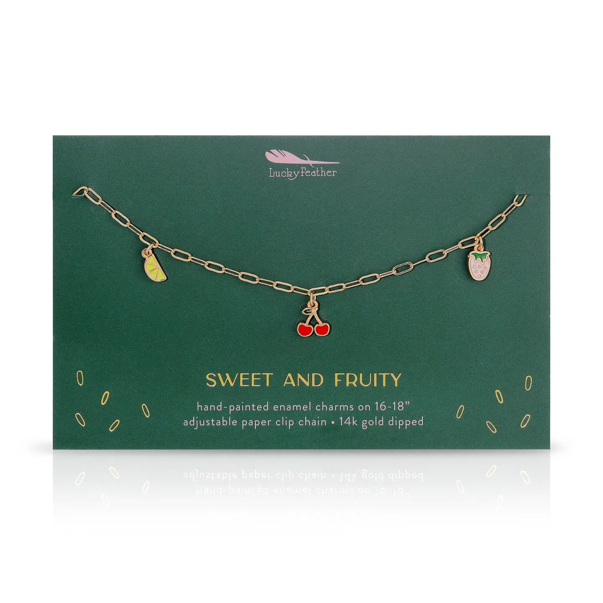 Enamel Treasure Necklace - Sweet
