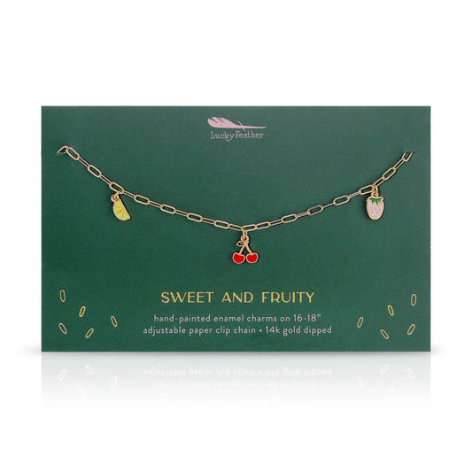Enamel Treasure Necklace - Sweet