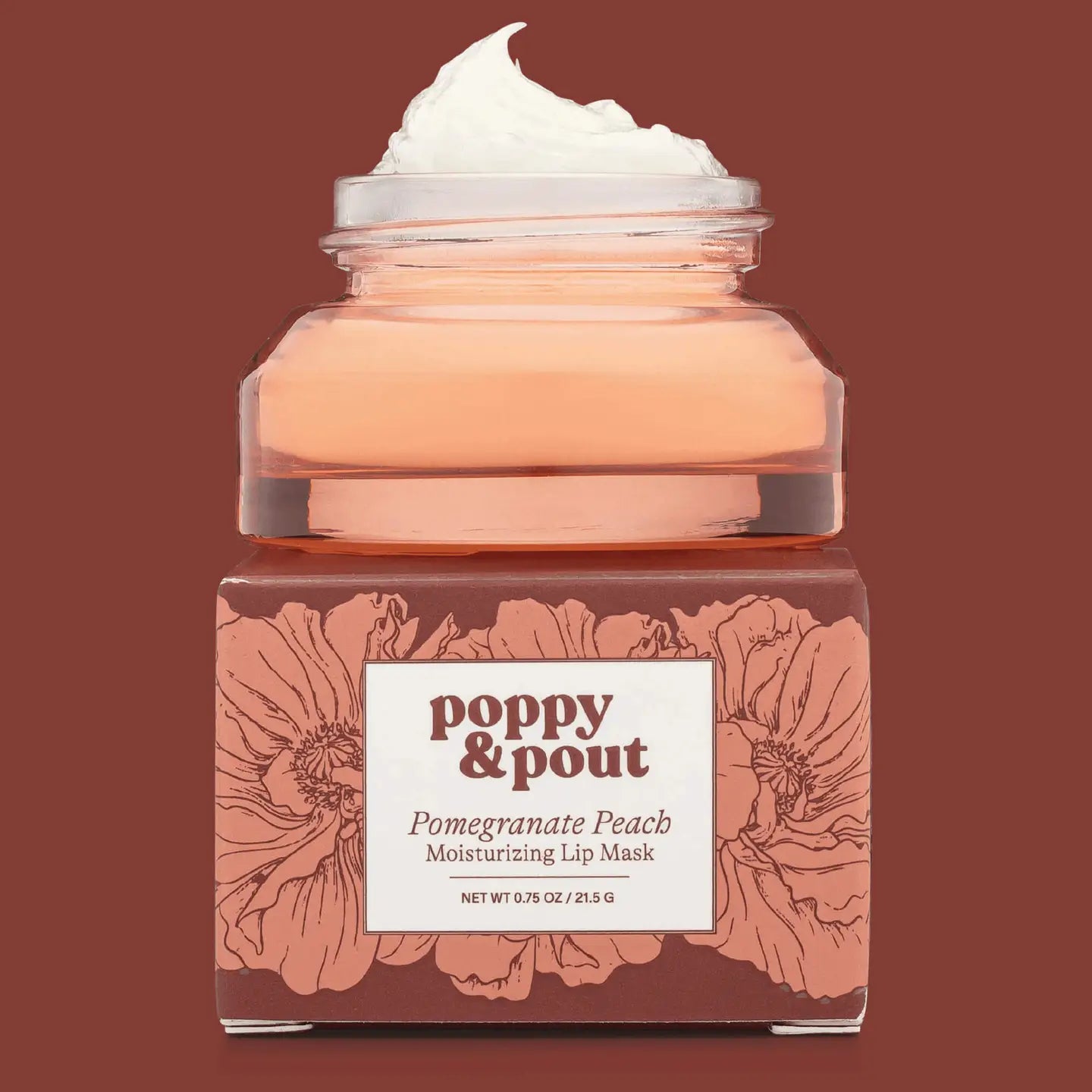 Poppy & Pout Pomegranate Peach Lip Mask