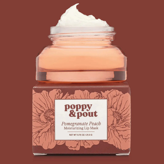 Poppy & Pout Pomegranate Peach Lip Mask