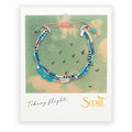 Mixed Media Bracelet - Sky/Turquoise