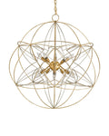 Zenda Gold Orb Chandelier