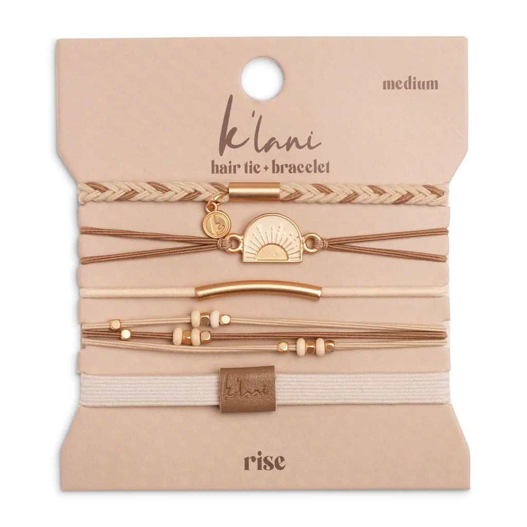 "Rise" Hair Tie Bracelets