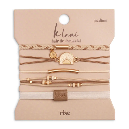 "Rise" Hair Tie Bracelets