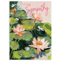 Water Lillies Sympathy Card