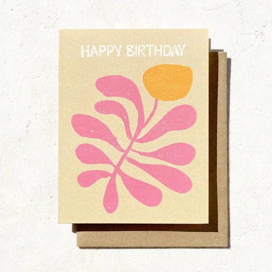 Happy Birthday Coral - Coastal Birthday Card