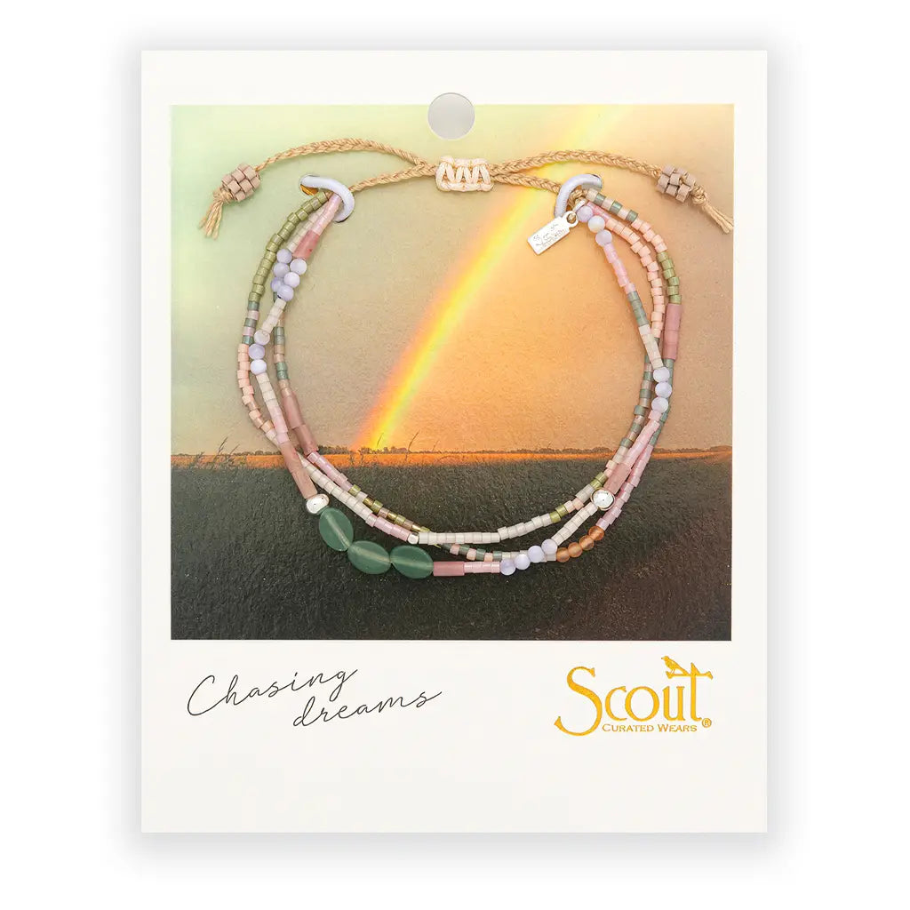 Mixed Media Bracelet - Optimism/Green Aventurine
