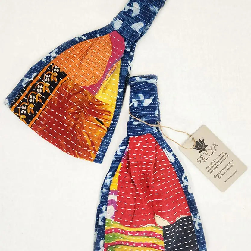 Reversible Kantha Headband