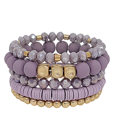 Clay & Stain Accent Bracelet Set