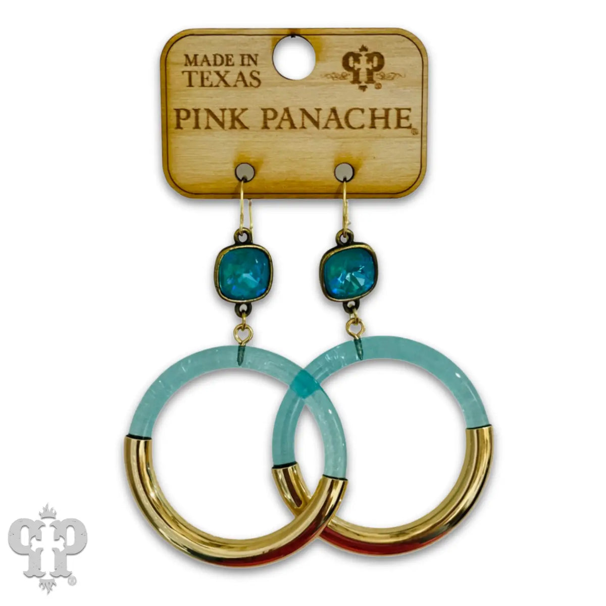 Large Acrylic Circle Earring