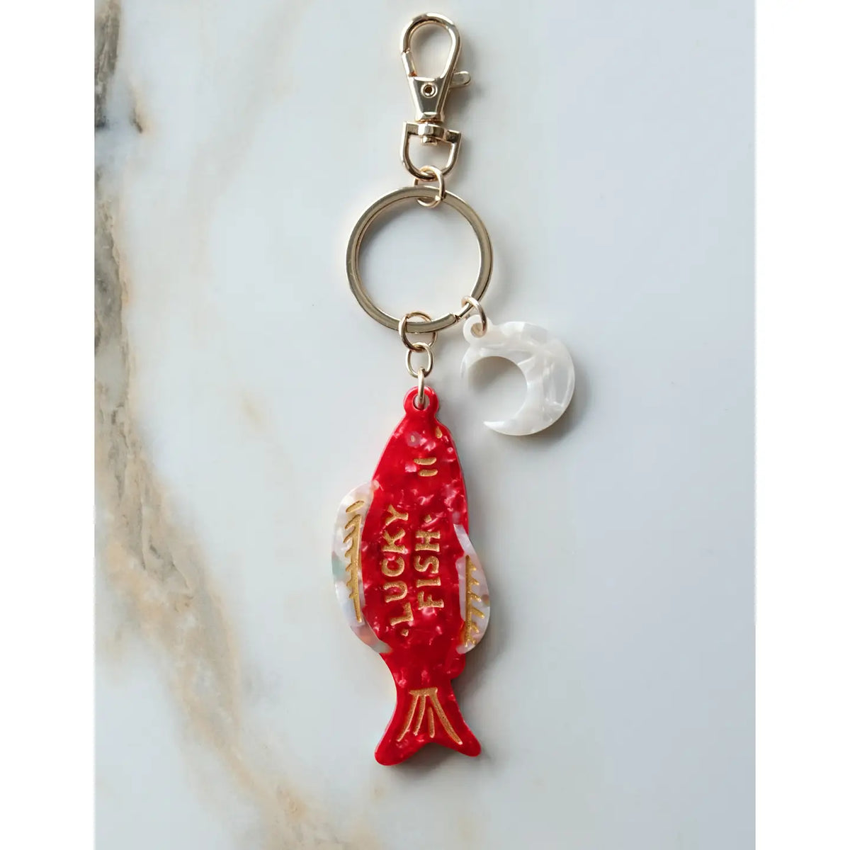 Lucky Bag Charm | Good Fortune Fish