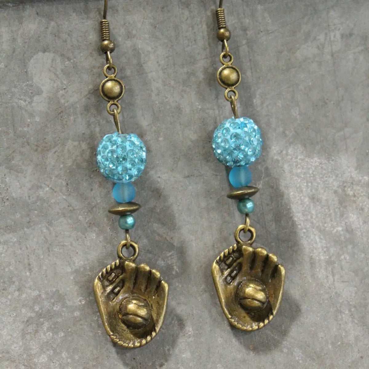 Hey Batter Batter Dangle Drop Earrings
