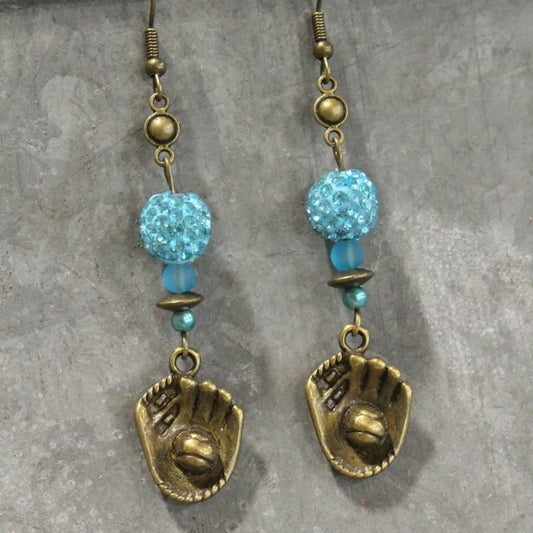Hey Batter Batter Dangle Drop Earrings