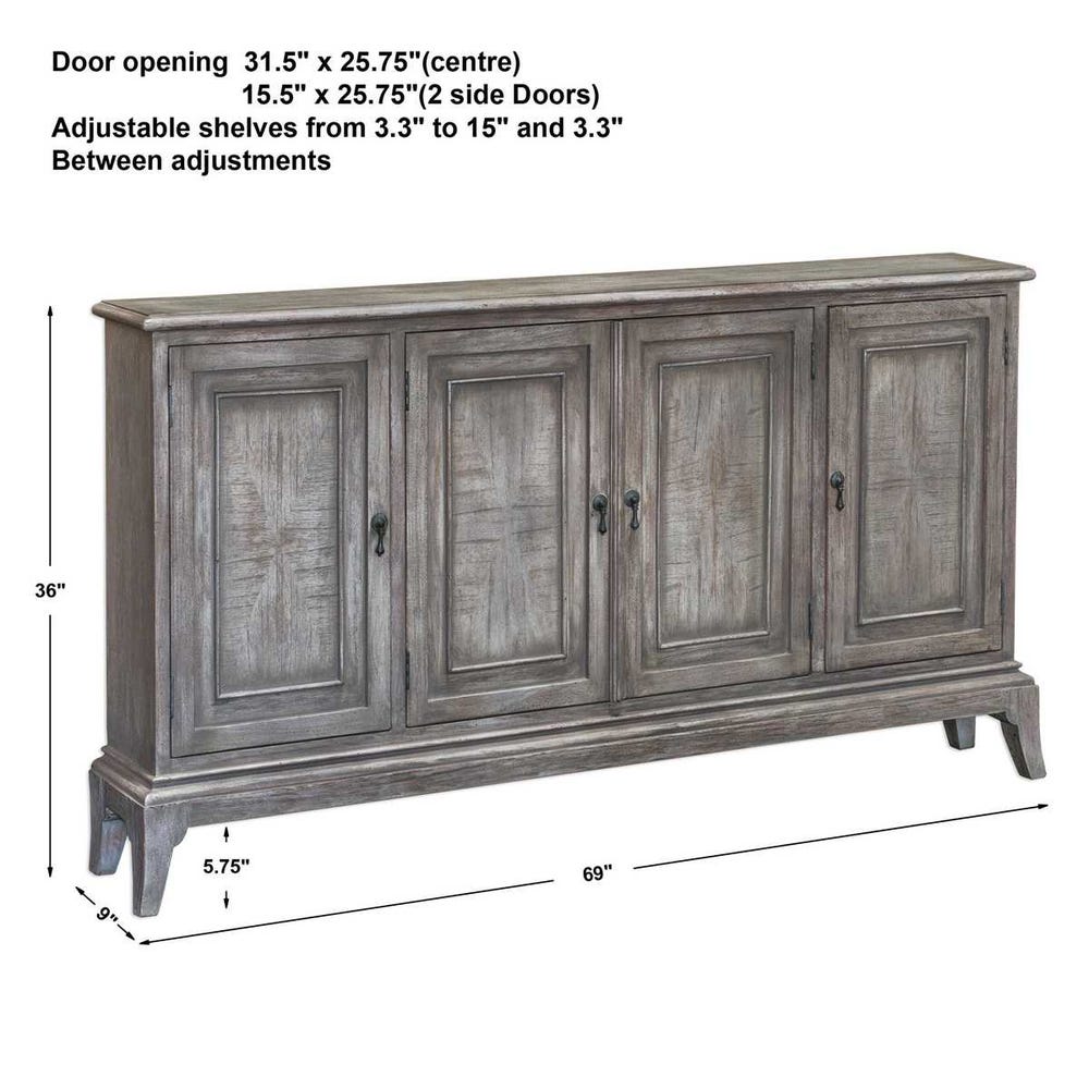 Nyle 4 Door Cabinet